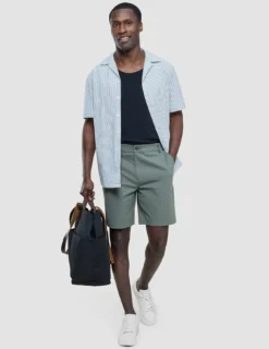 Refine Cotton Shorts Sage Green