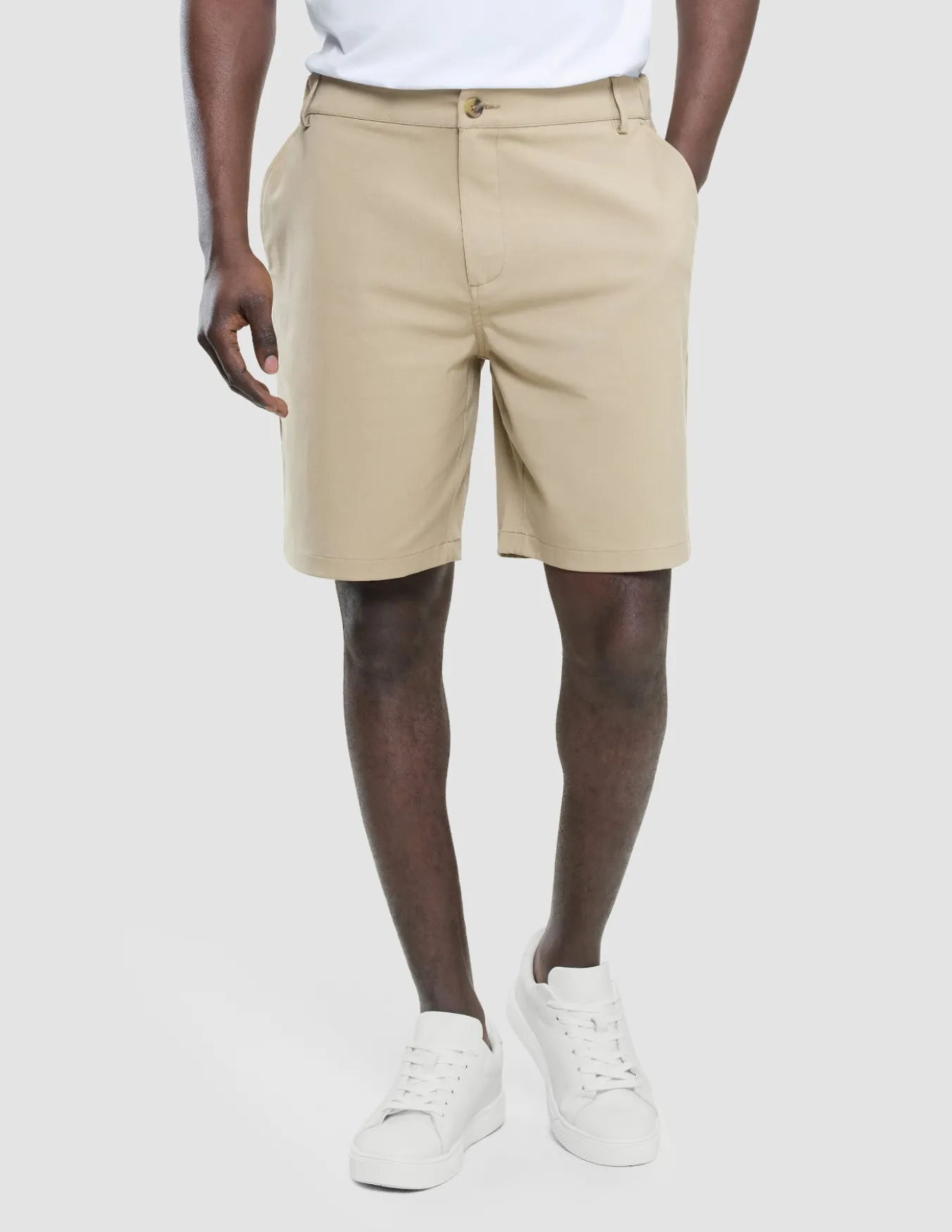 Refine Cotton Shorts Sand