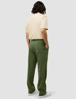 Refined Linen Pants Clover Green