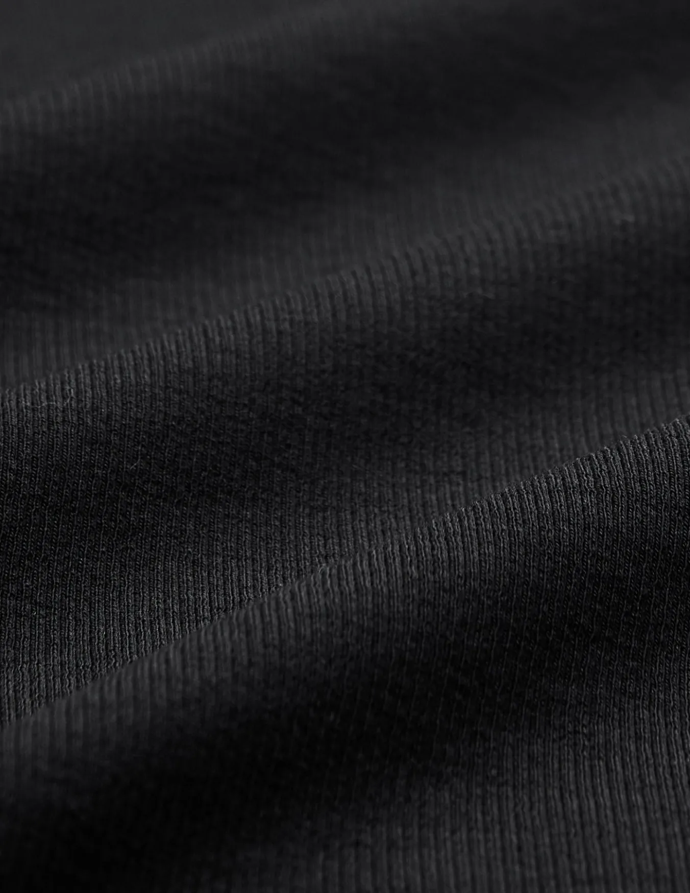 Rib Tank Top Black
