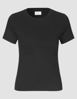 Rib T-Shirt Black