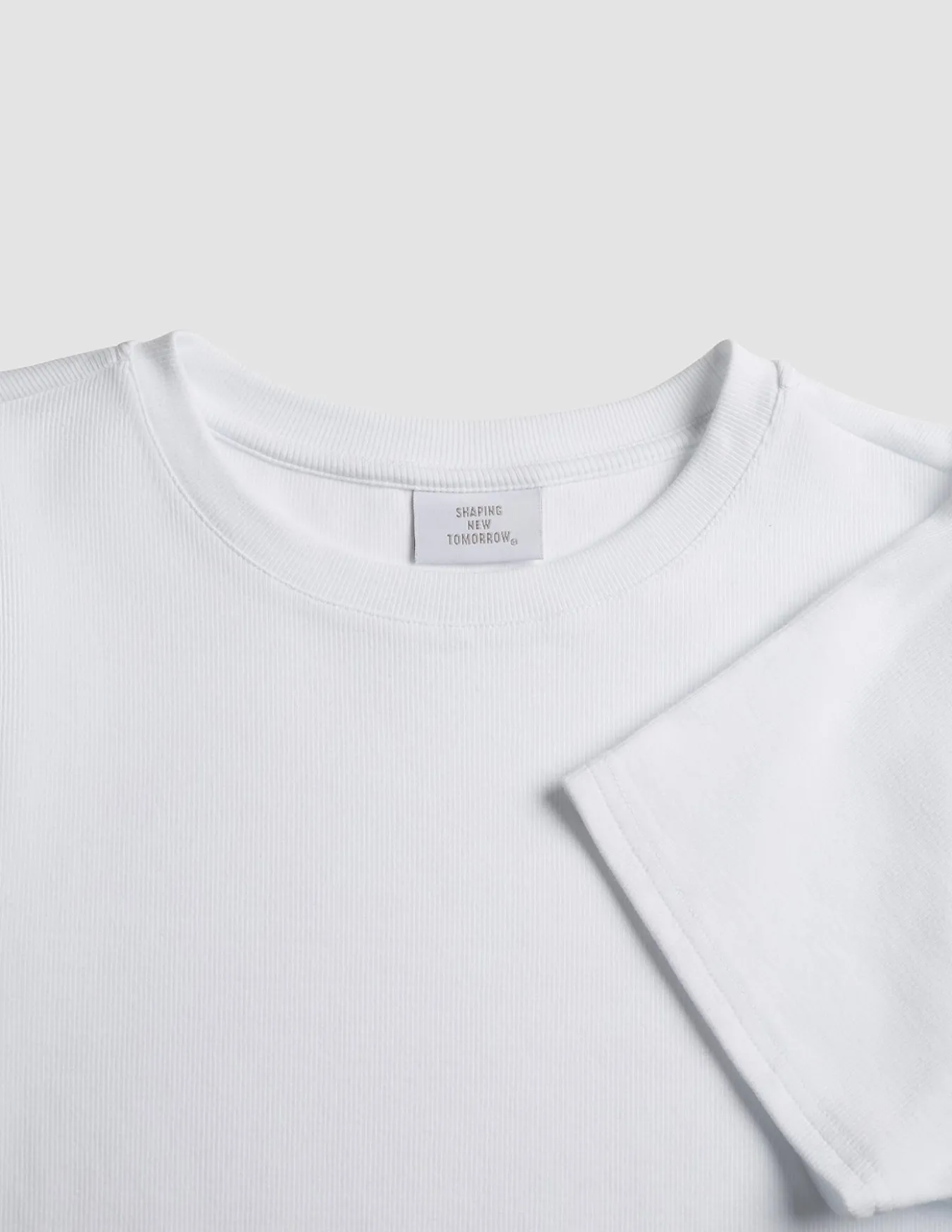 Rib T-Shirt White