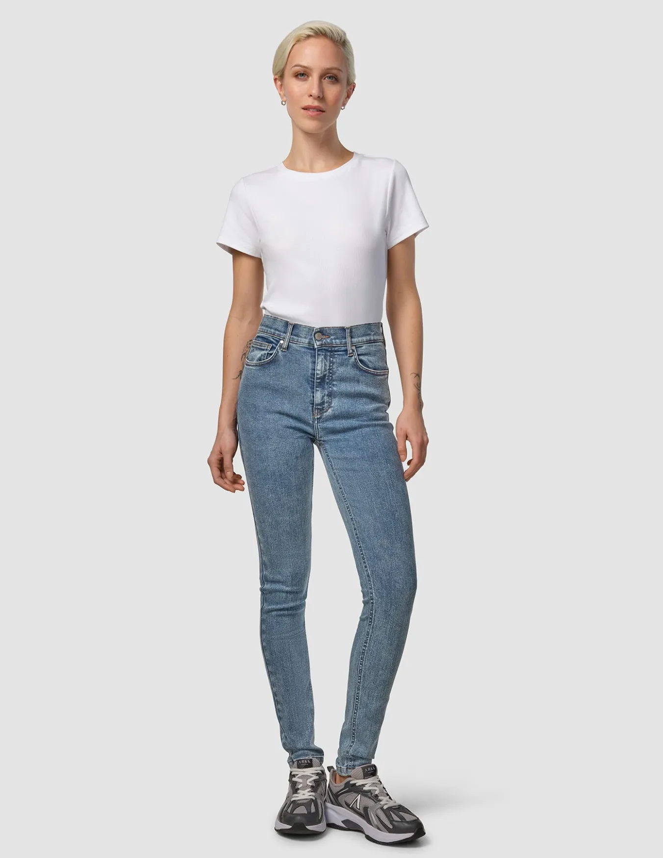 Sculpt Jeans Slim Snow Blue Wash