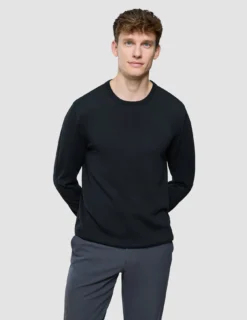 Seamless Core Knit Crewneck Black