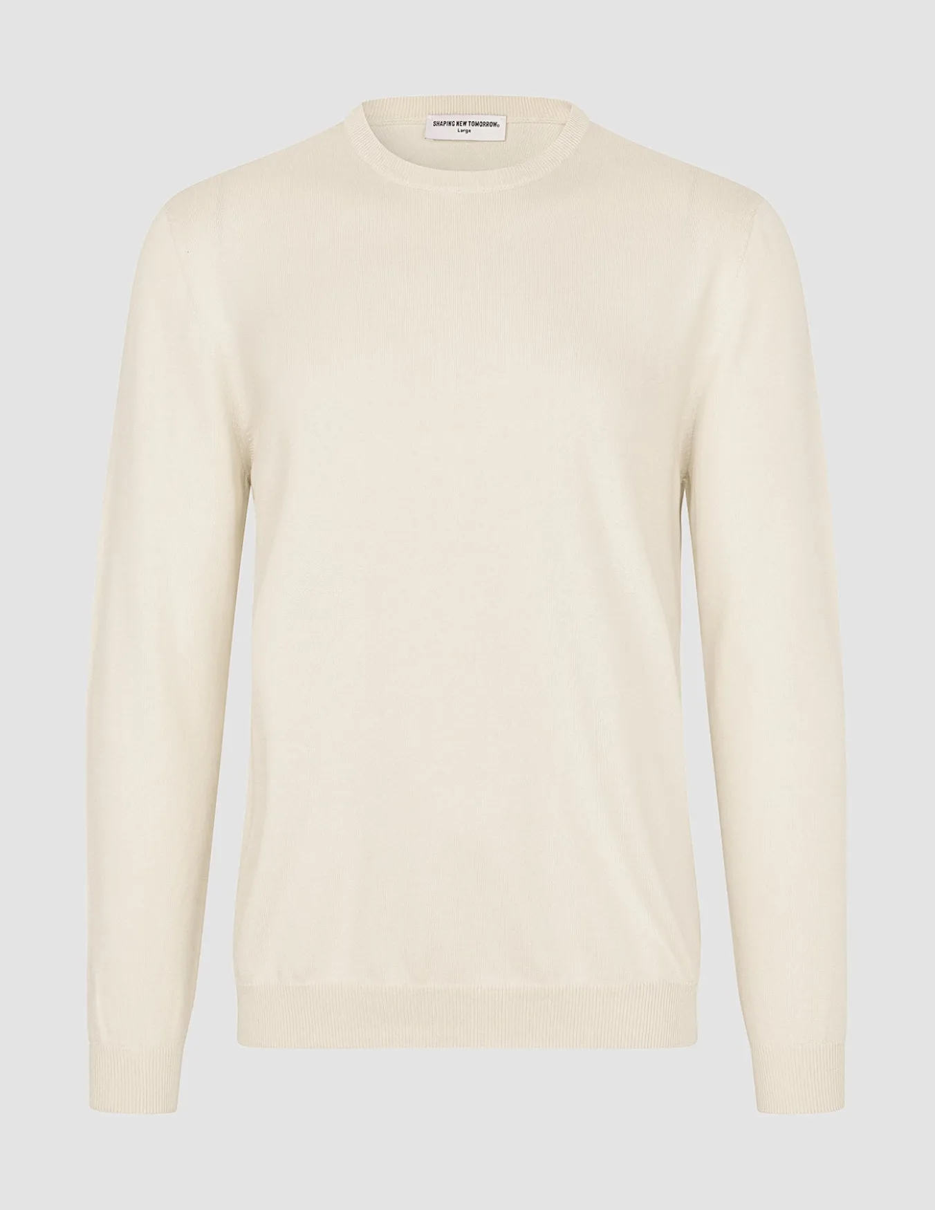 Seamless Core Knit Crewneck Birchwood