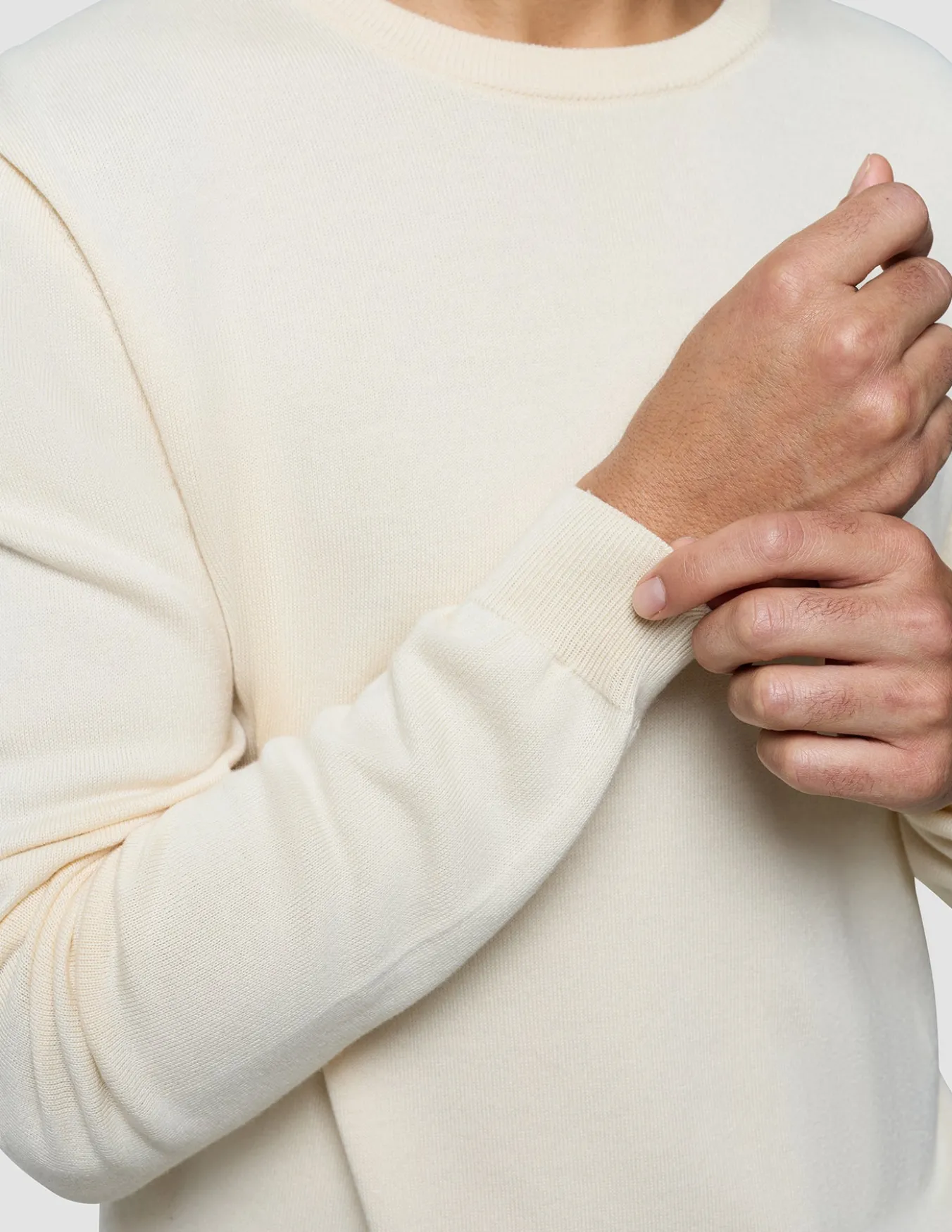 Seamless Core Knit Crewneck Birchwood