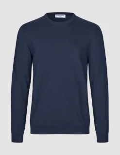 Seamless Core Knit Crewneck Dark Navy