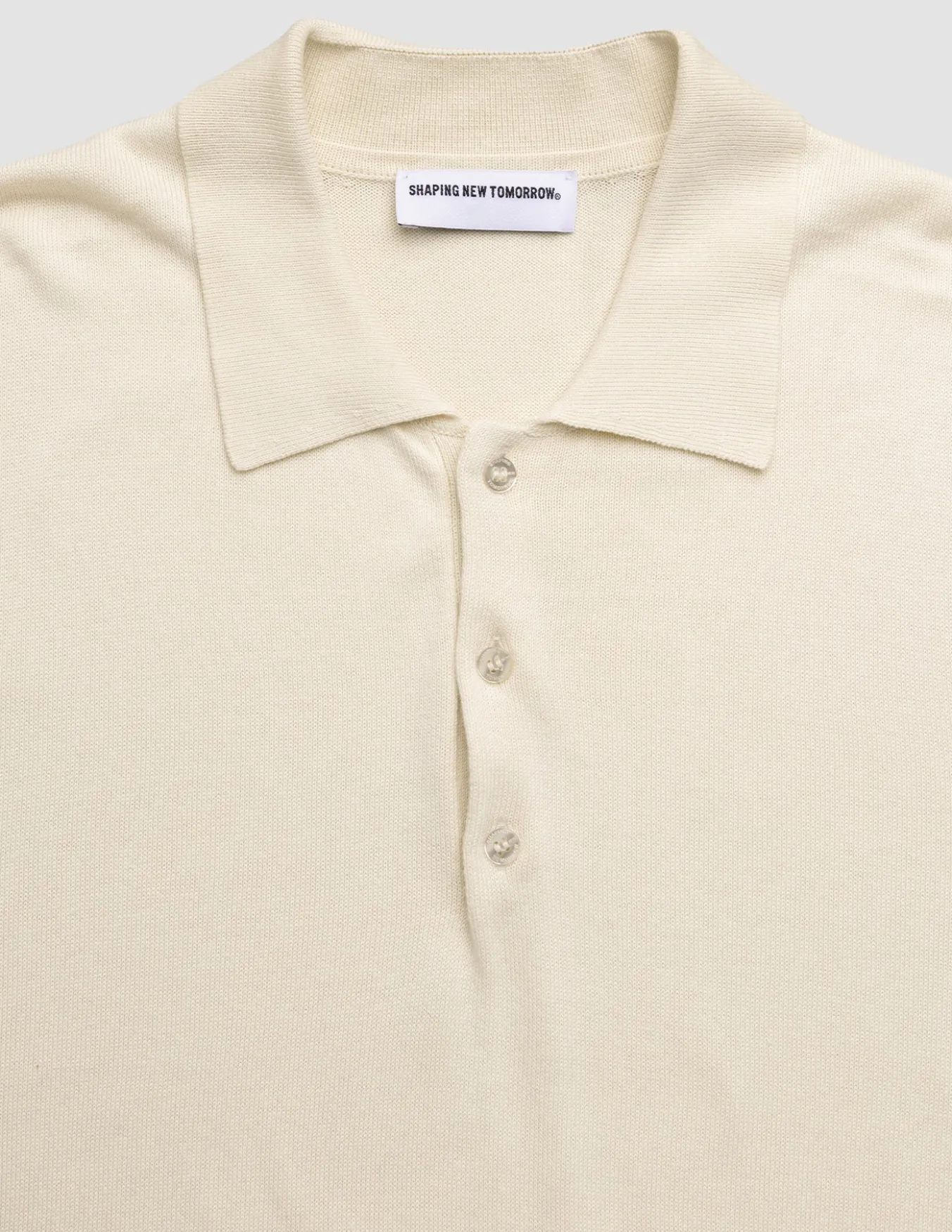 Seamless Core Knit Short Sleeve Polo Birchwood