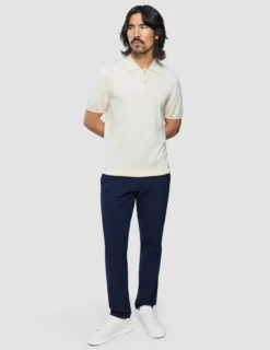 Seamless Core Knit Short Sleeve Polo Birchwood