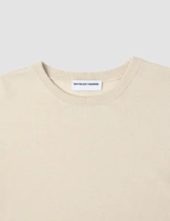 Seamless Premium Merino Knit Crewneck Birchwood