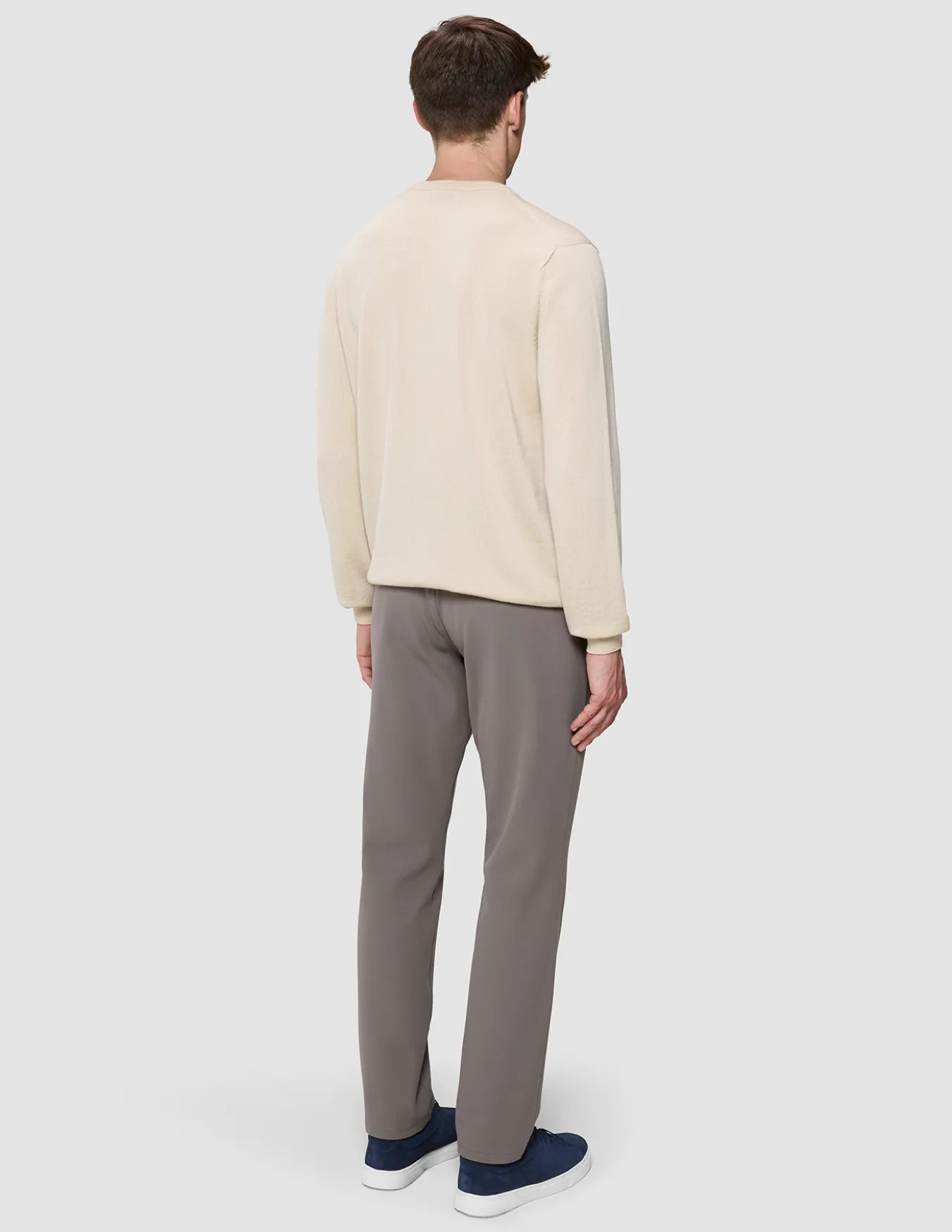 Seamless Premium Merino Knit Crewneck Birchwood