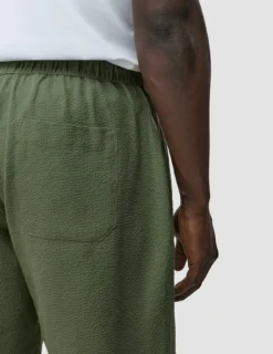 Seersucker Shorts Clover Green