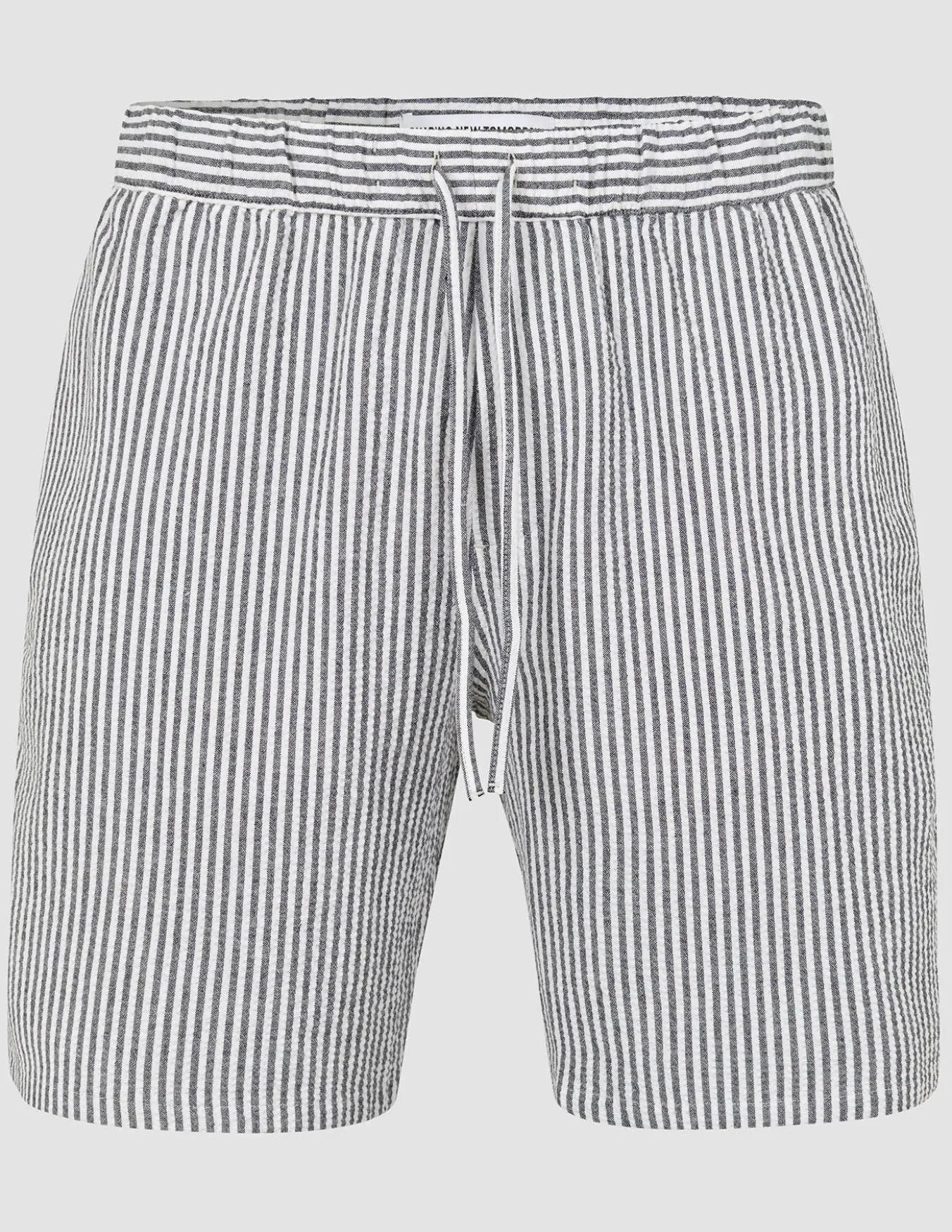 Seersucker Shorts Navy Stripes