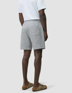 Seersucker Shorts Navy Stripes