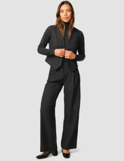 Serene Pants Wide Black