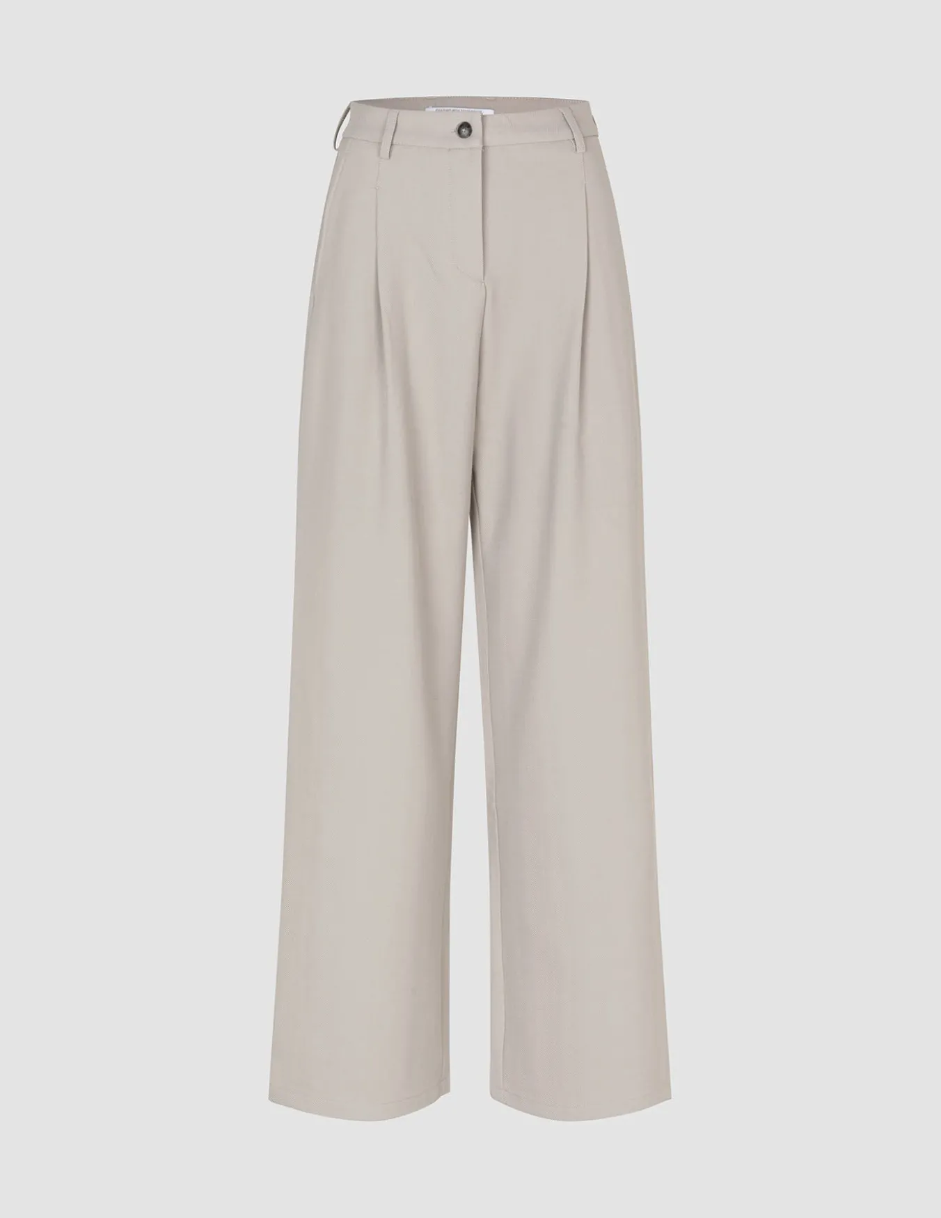 Serene Set Greige Wide Fit Pants & Short Jacket