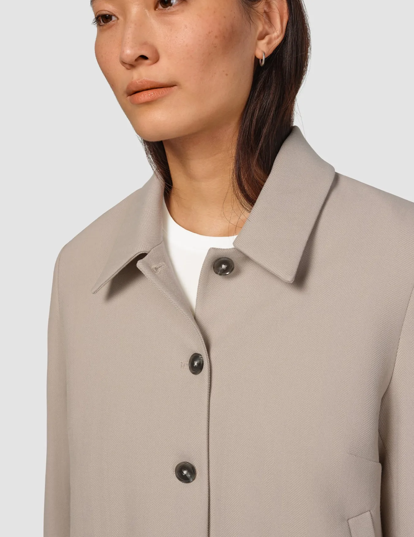 Serene Set Greige Wide Fit Pants & Short Jacket