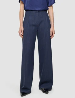 Serene Set Marine Pinstripe Short Jacket Pants