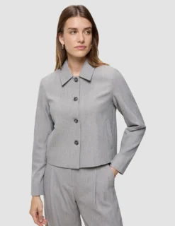 Serene Set Tapestry Herringbone Short Jacket Pants