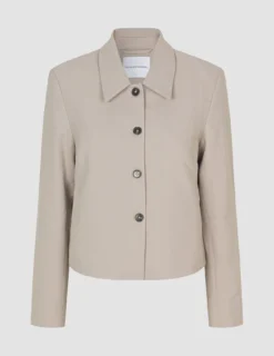Serene Short Jacket Greige
