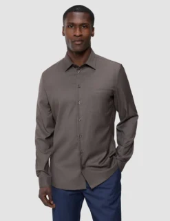 Siena Shirt Dark Chestnut Melange
