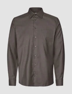 Siena Shirt Dark Chestnut Melange
