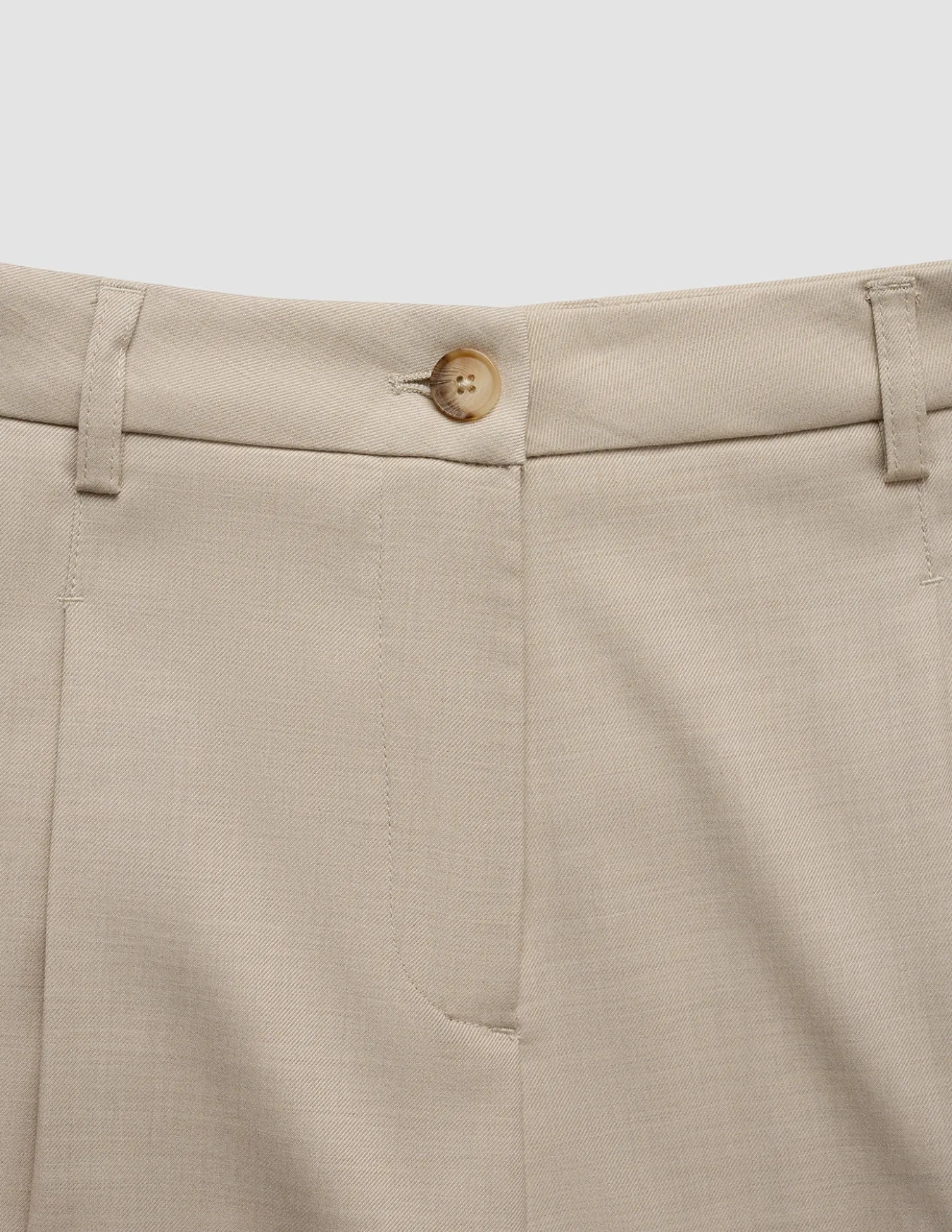 Skye Set Sandy Beige Melange Vest & Wide Pants