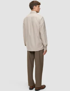Soft Flannel Shirt Beige