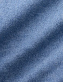 Soft Flannel Shirt Dusky Blue