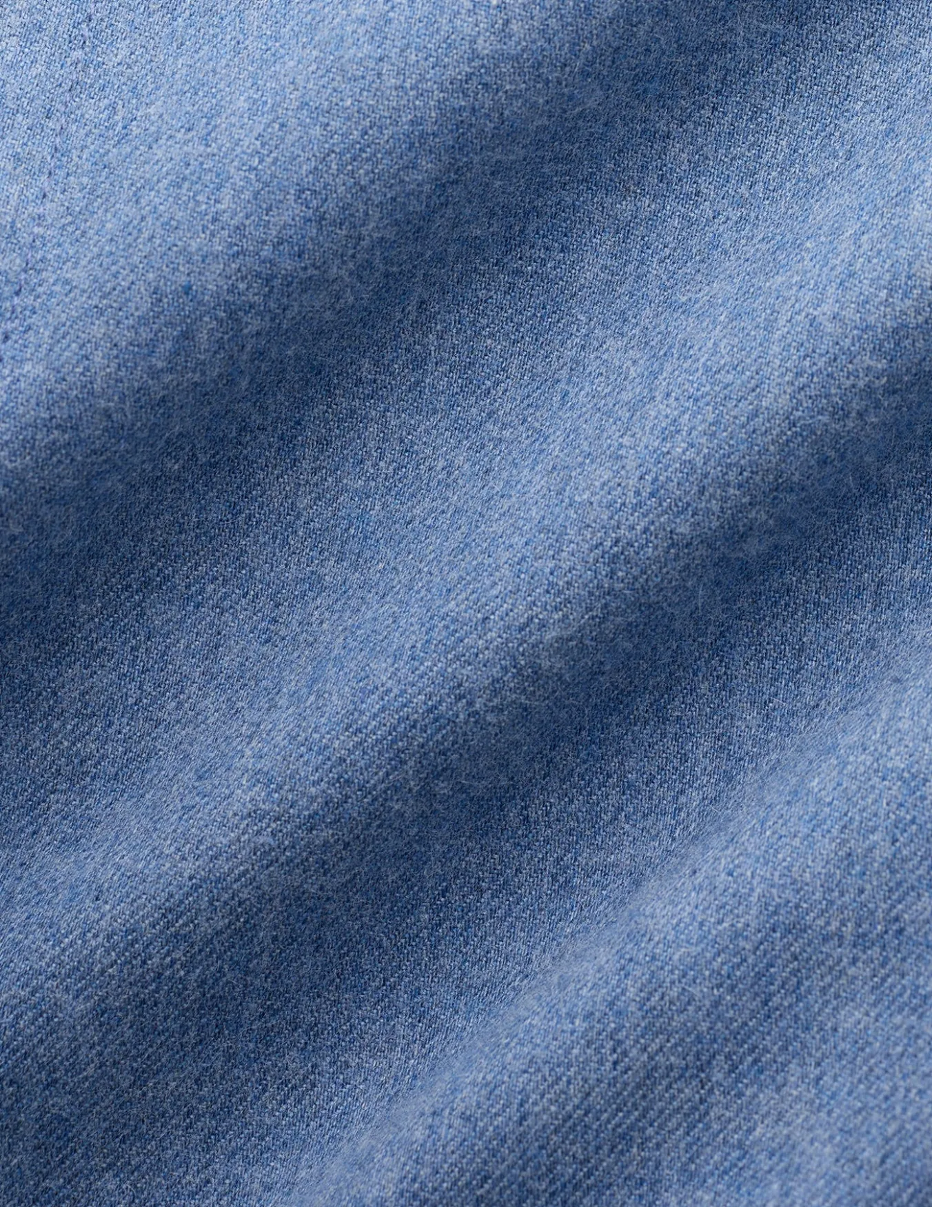 Soft Flannel Shirt Dusky Blue