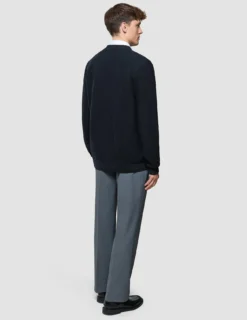 Structured Knit Cardigan Black