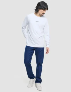 Supima Autograph Long-Sleeved T-Shirt White