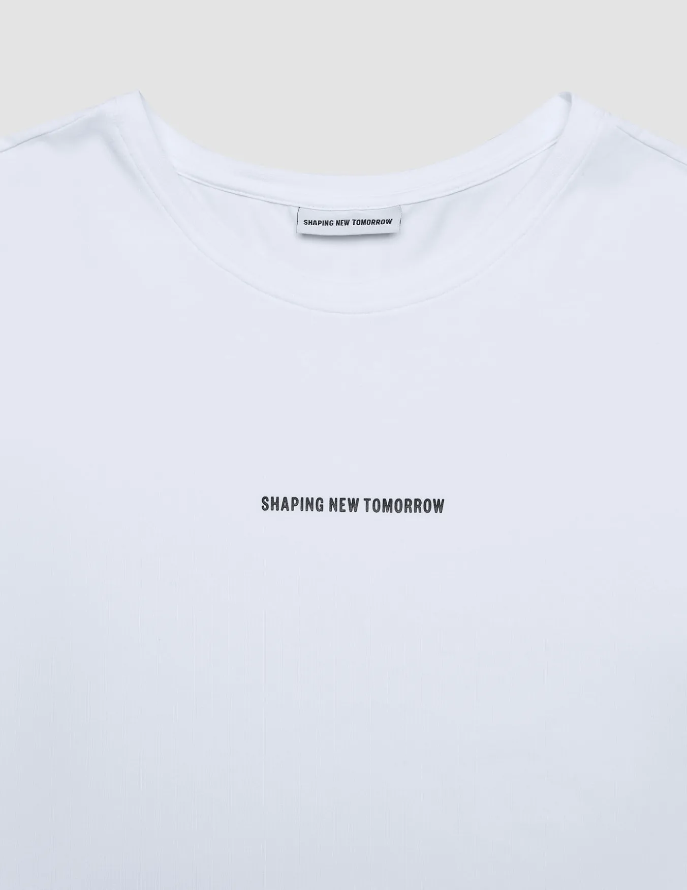 Supima Autograph Long-Sleeved T-Shirt White