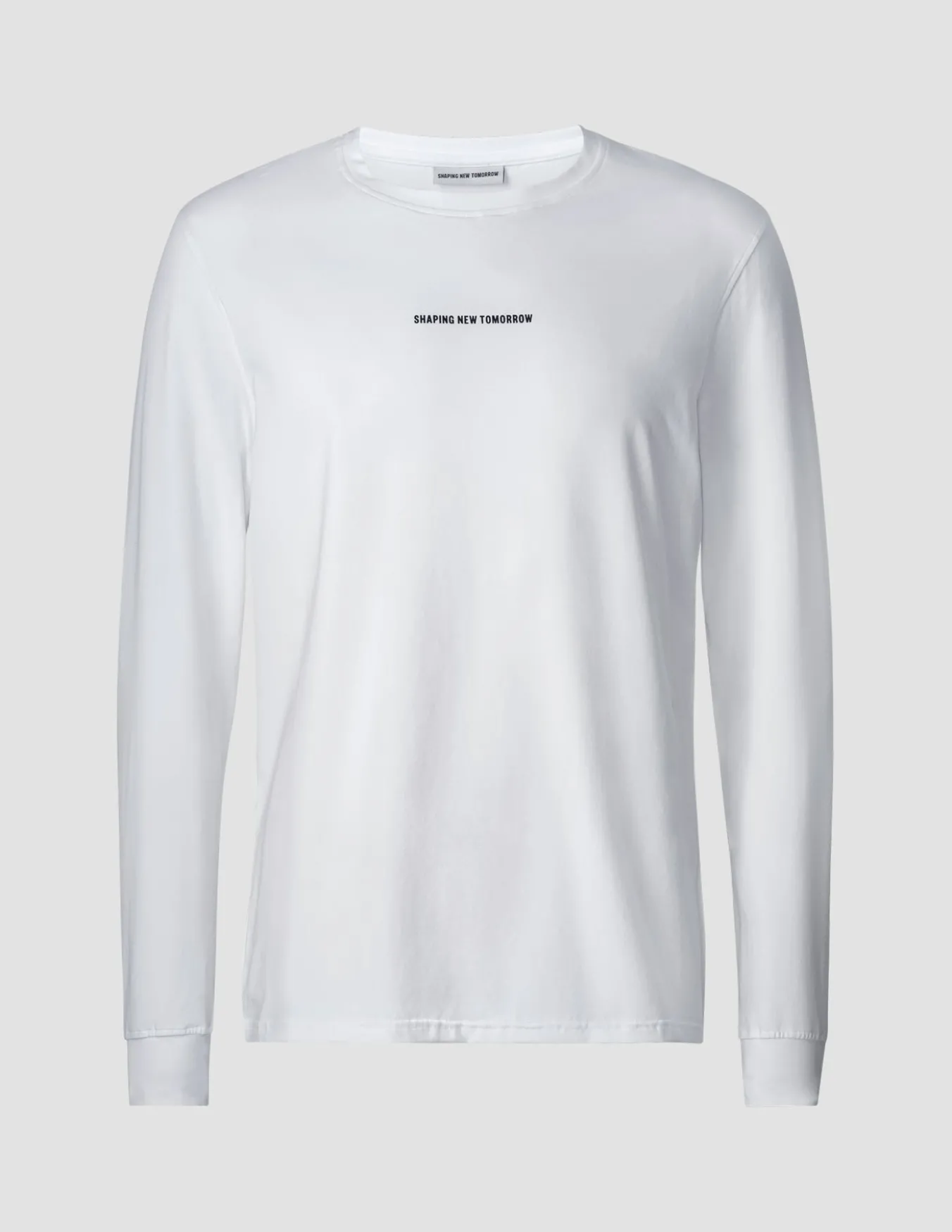 Supima Autograph Long-Sleeved T-Shirt White