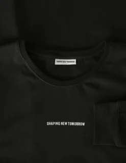 Supima Autograph Long-Sleeved T-Shirt Black