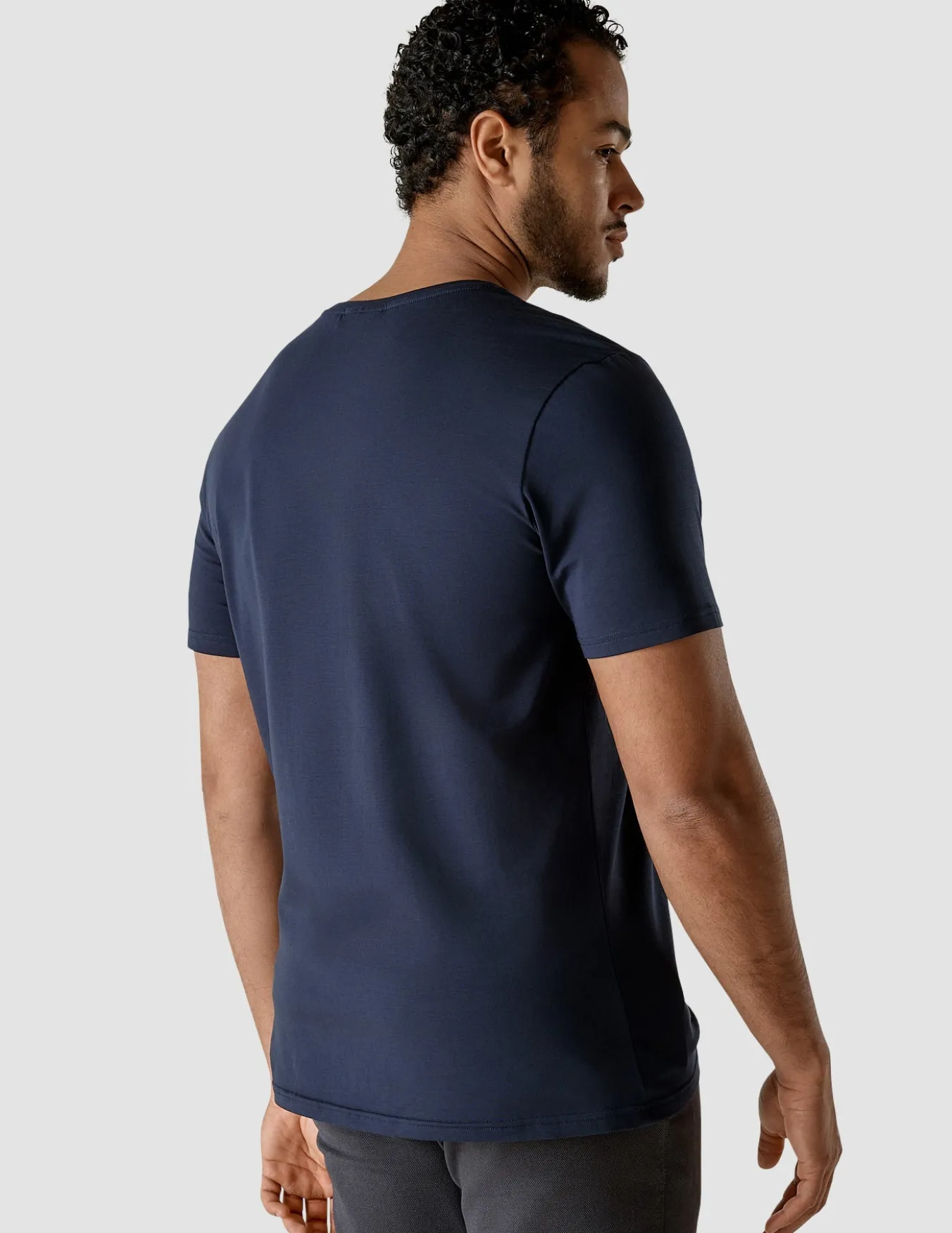 Supima Autograph T-shirt Navy