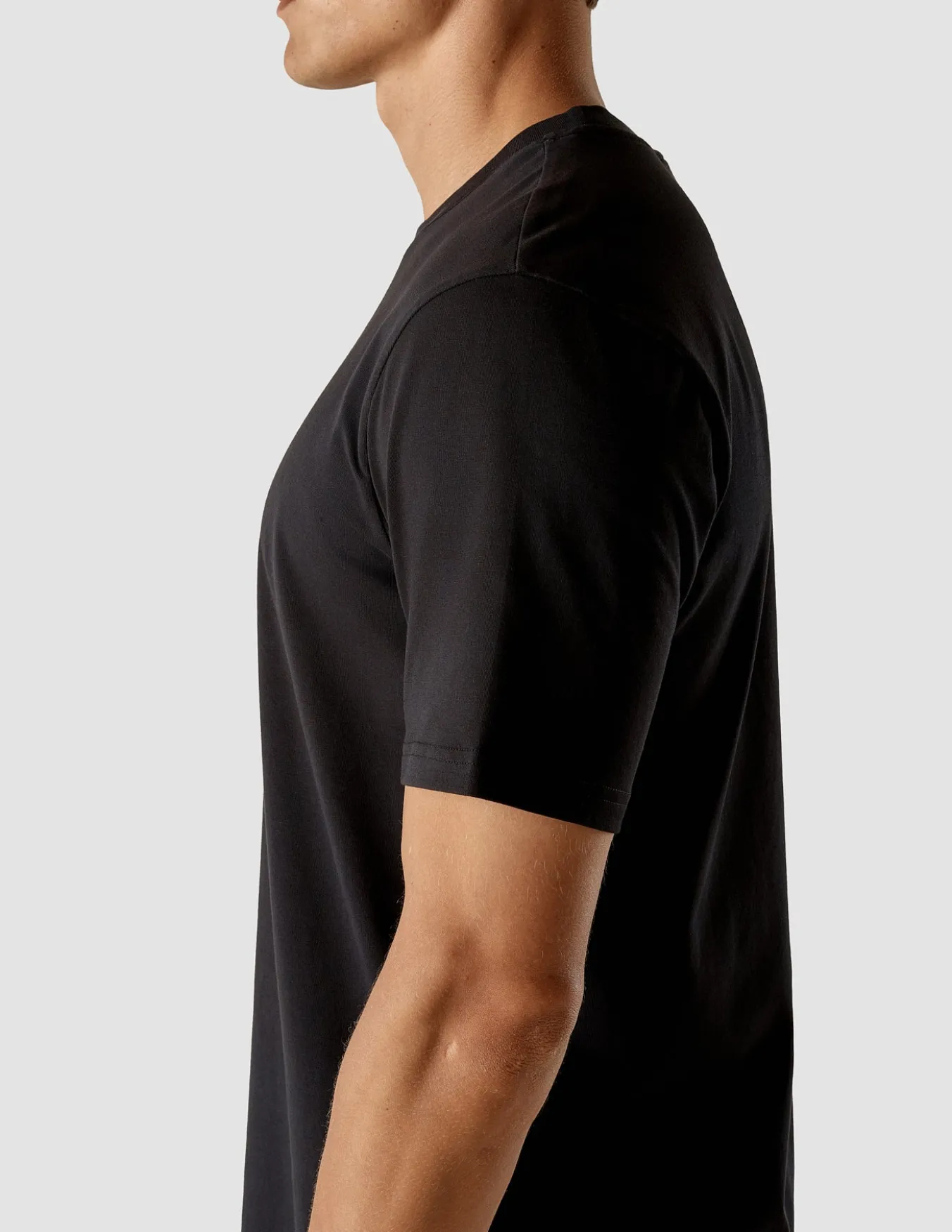 Supima T-shirt Box Fit Black