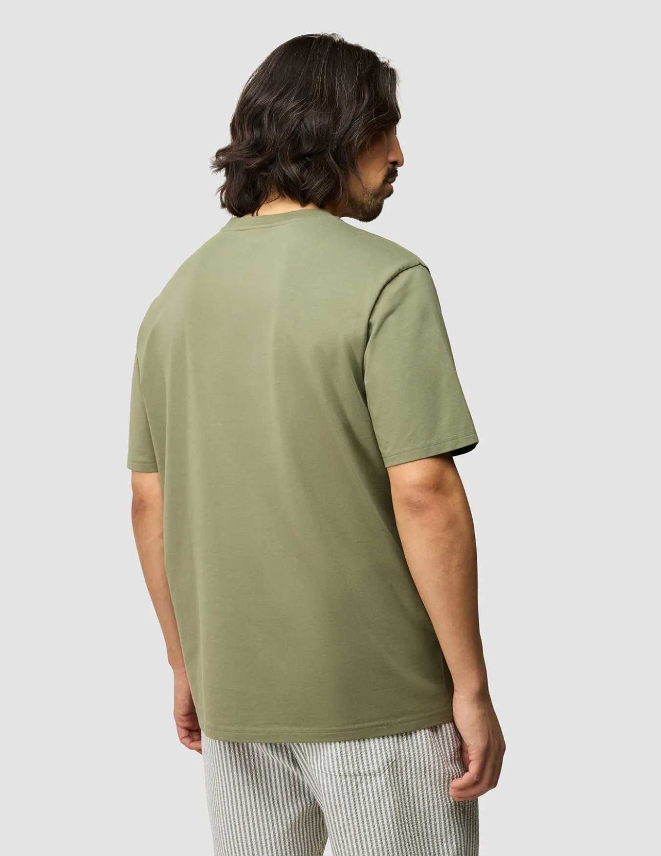 Supima T-shirt Box Fit Clover Green
