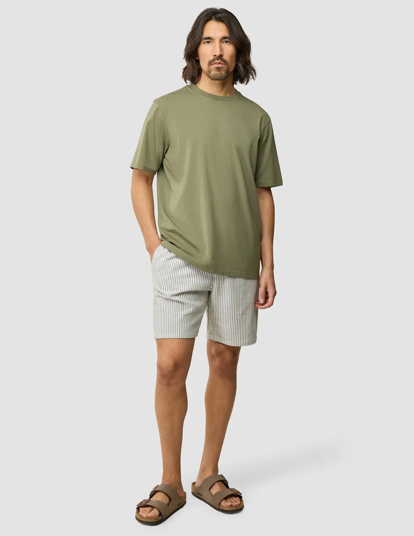 Supima T-shirt Box Fit Clover Green