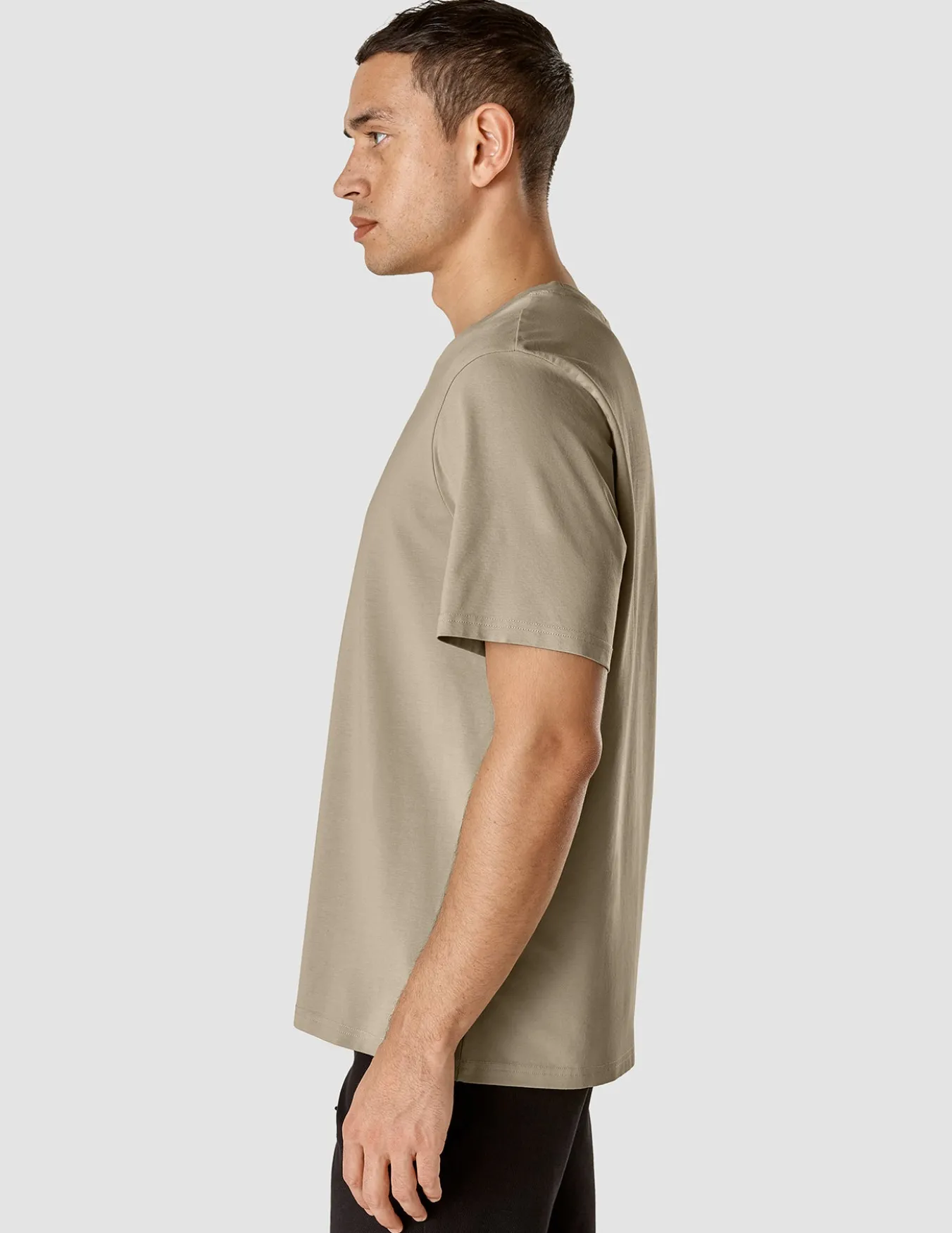Supima T-shirt Box Fit Globe Sahara