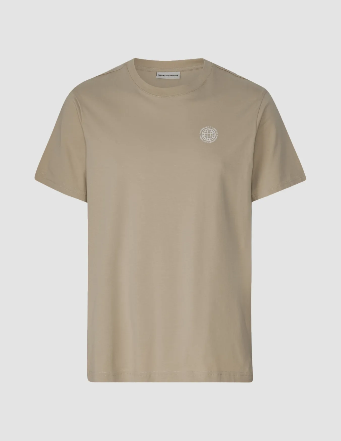 Supima T-shirt Box Fit Globe Sahara