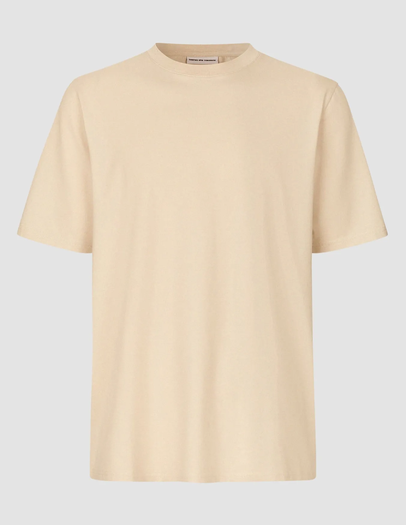 Supima T-shirt Box Fit Ivory Haze