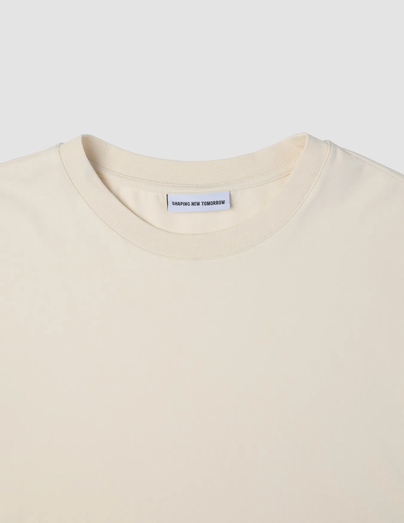 Supima T-shirt Box Fit Off White