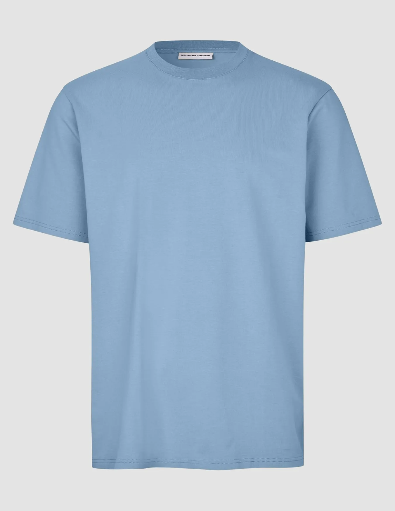 Supima T-Shirt Box Fit Rainy Blue