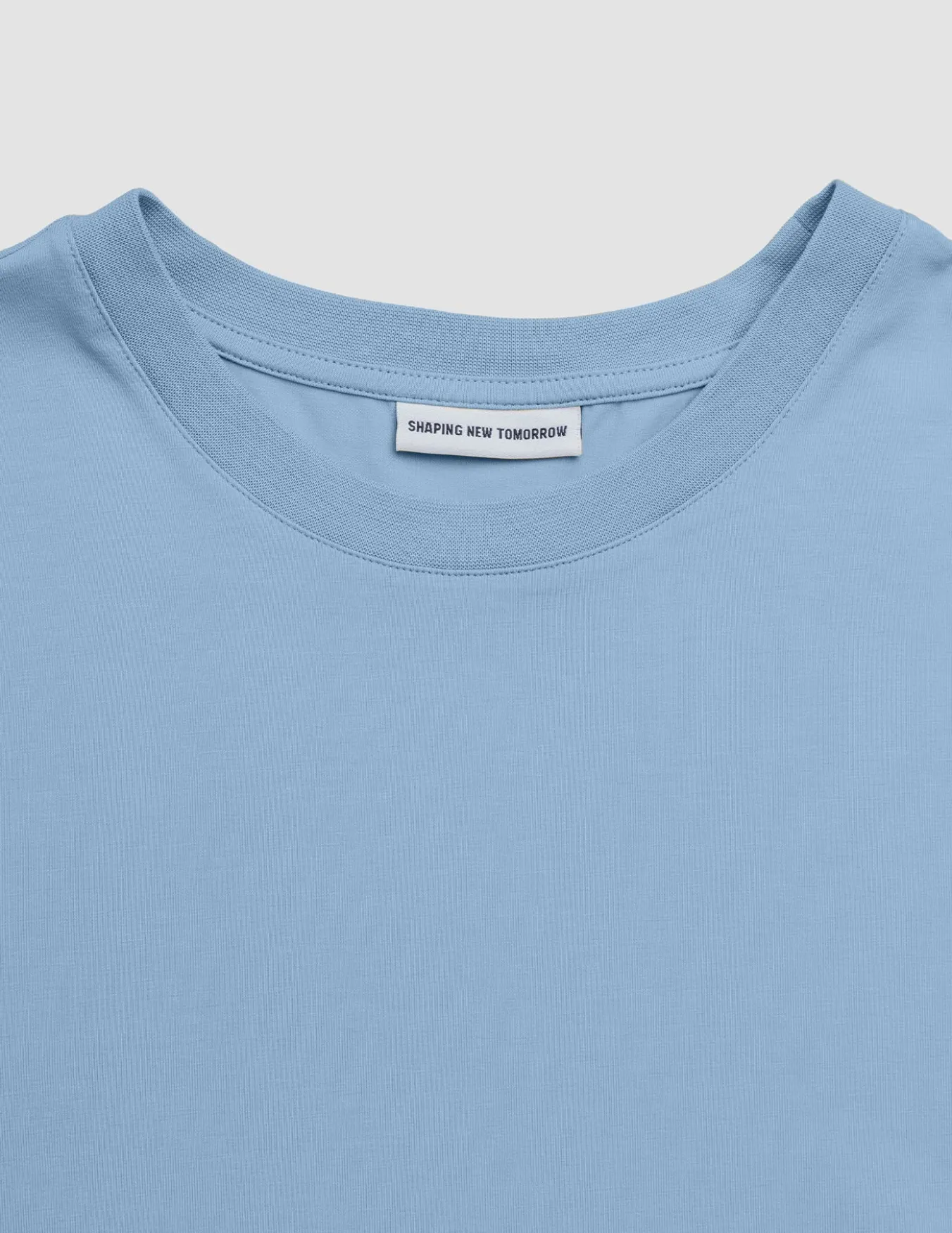 Supima T-Shirt Box Fit Rainy Blue