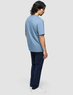 Supima T-Shirt Box Fit Rainy Blue