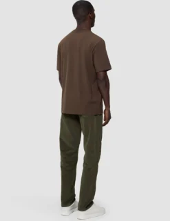 Supima T-shirt Box Fit Saddle Brown