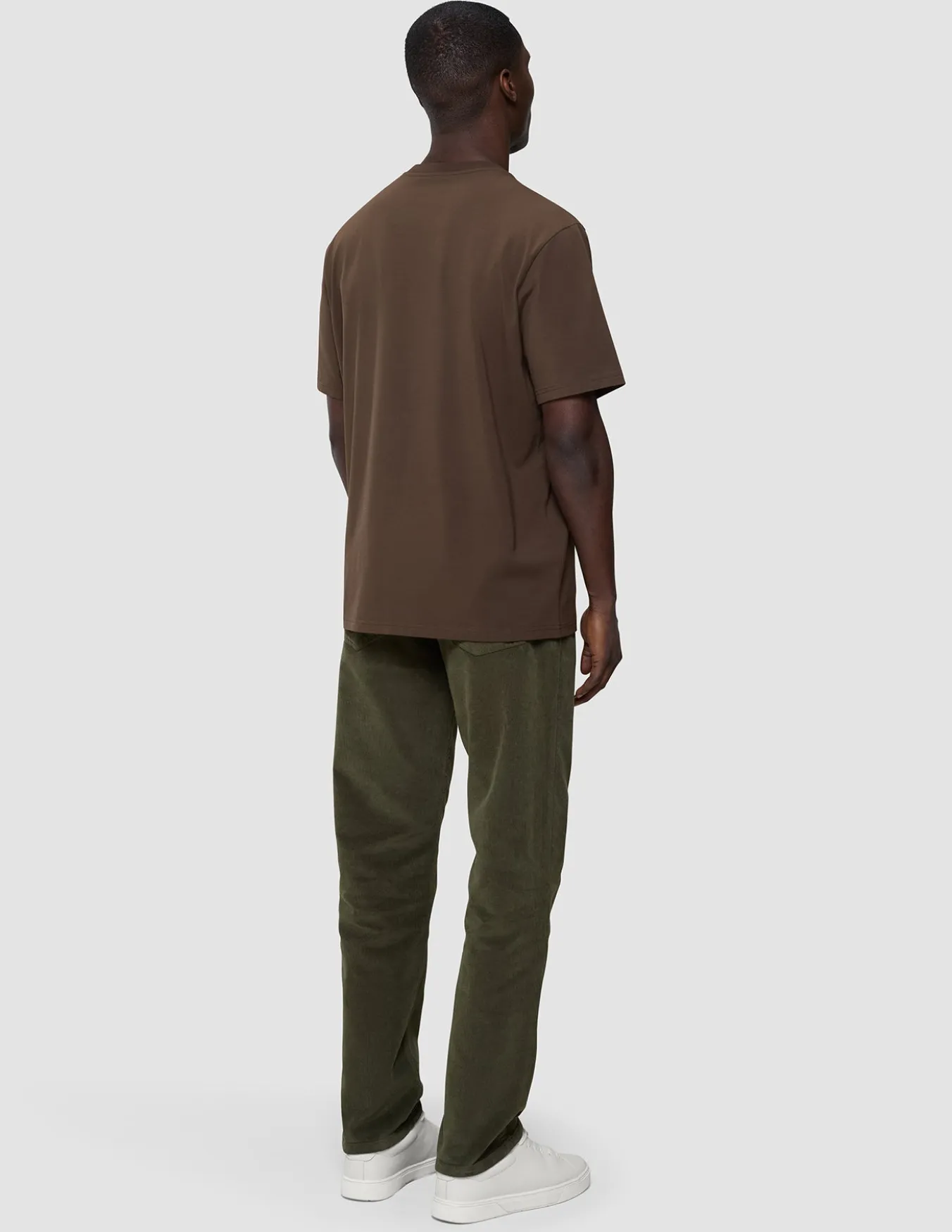 Supima T-shirt Box Fit Saddle Brown
