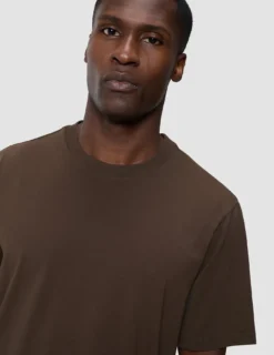 Supima T-shirt Box Fit Saddle Brown
