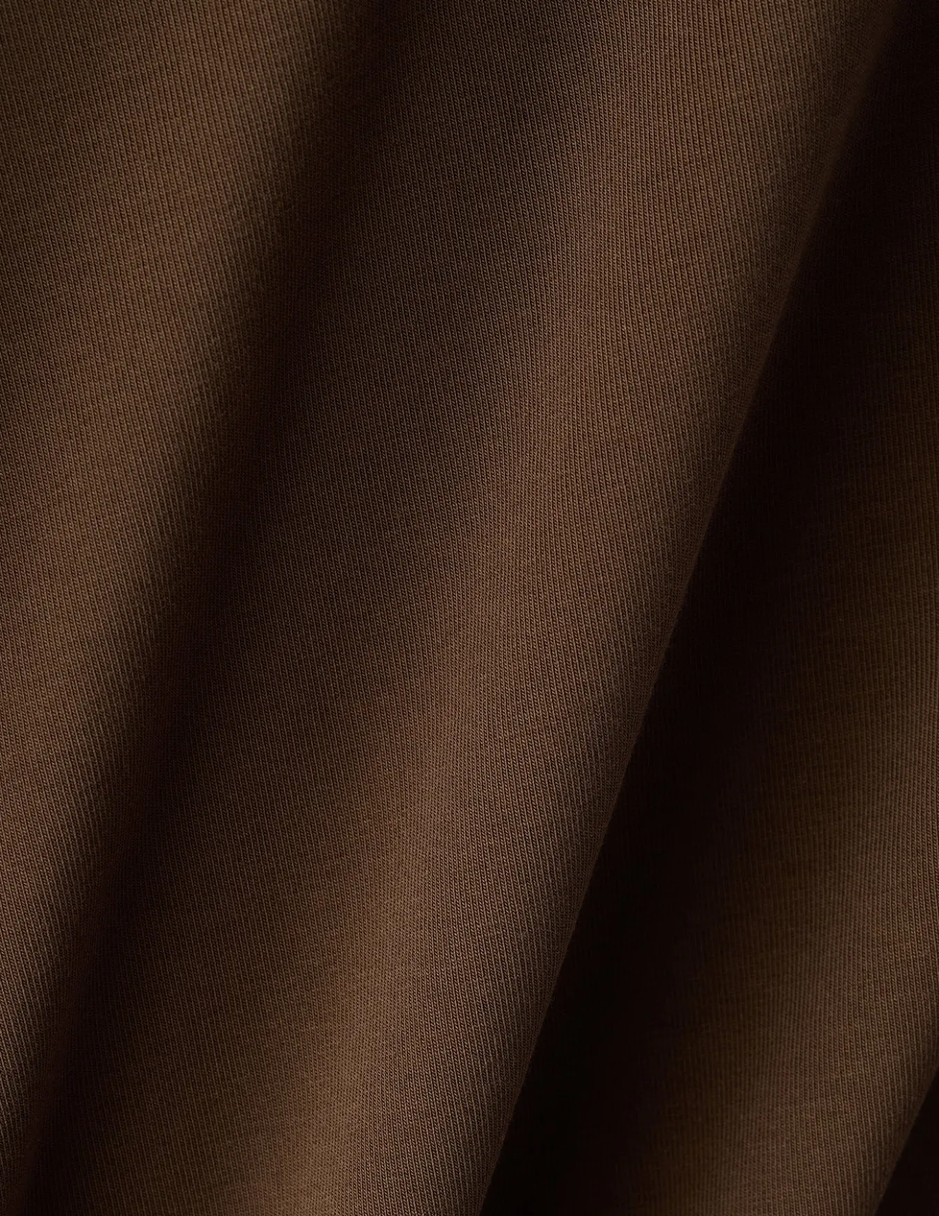 Supima T-shirt Box Fit Saddle Brown